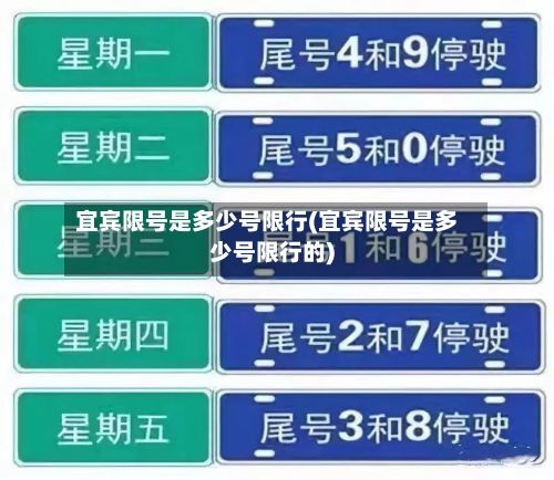 宜宾限号是多少号限行(宜宾限号是多少号限行的)-第1张图片