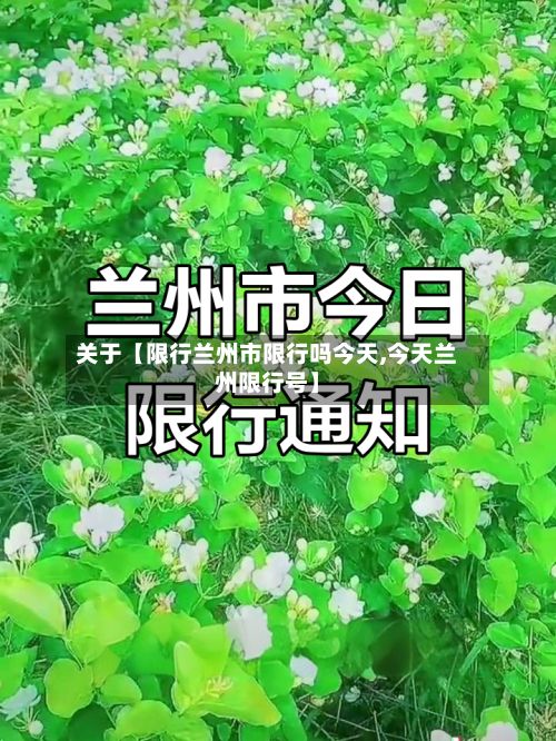 关于【限行兰州市限行吗今天,今天兰州限行号】-第1张图片