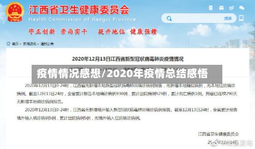 疫情情况感想/2020年疫情总结感悟-第1张图片