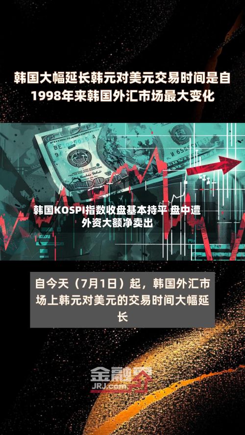 韩国KOSPI指数收盘基本持平 盘中遭外资大额净卖出-第1张图片