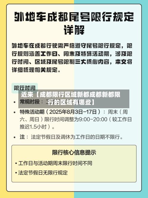 近来【成都限行区域新都成都新都限行的区域有哪些】-第1张图片