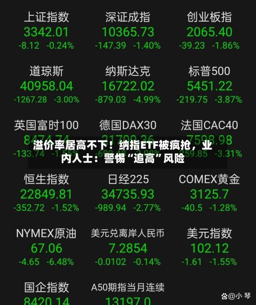 溢价率居高不下！纳指ETF被疯抢，业内人士：警惕“追高”风险-第1张图片