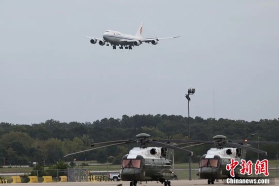 习近平抵达美国首都华盛顿（高清大图+现场视频）
